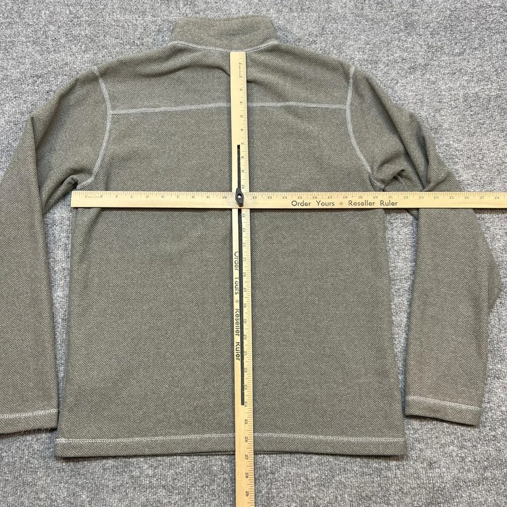 The North Face Fleece Pullover Mens Medium Gray 1/4 Zip Long Sleeve Shirt Hiking